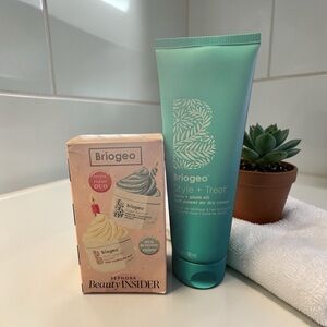 Briogeo Bundle Style & Treat Air Dry Hair Styling Cream 4oz + Revive/Repair Duo